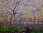 (image for) Reproduction Claude Oscar Monet paintings An Orchard In Spring