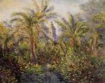 (image for) Monet paintings Garden in Bordighera Morning Effect 1884 Garden