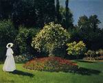 (image for) Claude Monet art Jeanne-Marguerite Lecadre in the Garden 1866