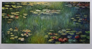(image for) Reproduction Monet paintings artwork Pool with Waterlilies