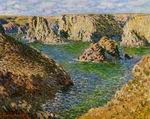 (image for) Handmade oil painting Copy paintings of famous artists Claude Monet artwork Port Donnant Belle Ile 1886