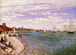 (image for) Claude Monet Paintings artwork Regatta at Sainte-Adresse 1867