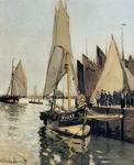 (image for) Claude Monet Paintings artwork Sailing Boats at Honfleur 1866