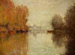 (image for) Claude Oscar Monet paintings Autumn On The Seine At Argenteuil