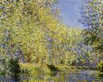 (image for) Claude Oscar Monet paintings artwork Bend in the River Epte 1888