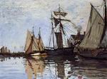 (image for) Claude Oscar Monet paintings art Boats In The Port Of Honfleur
