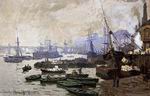 (image for) Claude Oscar Monet paintings Boats in the Port of London 1871