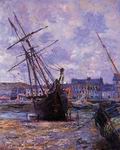 (image for) Claude Oscar Monet paintings Boats Lying At Low Tide At Facamp