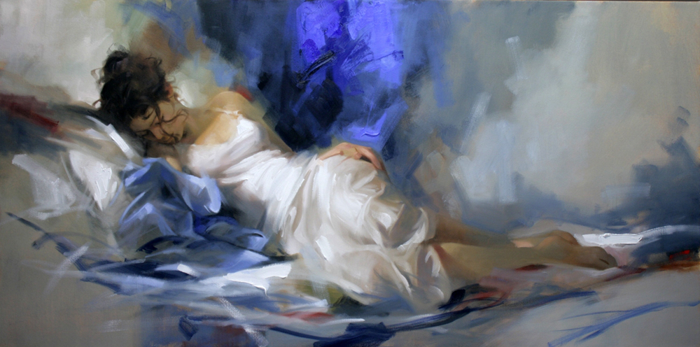 (image for) Reproductions Richard johnson paintings Moonlight Repose