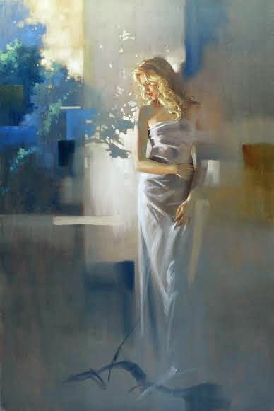 (image for) Reproductions Richard johnson paintings Twilight Garden