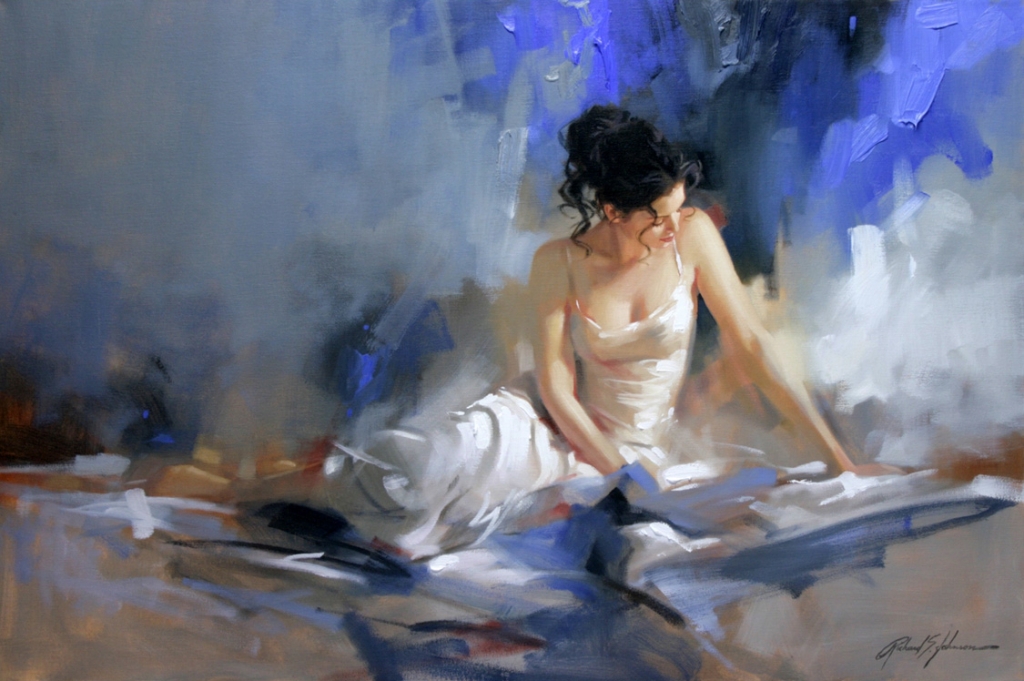 (image for) Reproductions Richard johnson paintings Twilight Whispers - Click Image to Close