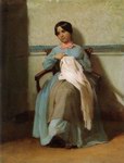 William Bouguereau Oil Paintings A Portrait Of Leonie Bouguereau
