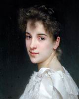 (image for) Handmade oil painting Copy paintings of famous artists Portrait De Gabrielle Drienza