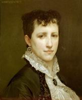 (image for) Handmade oil painting Copy paintings of famous artists Portrait De Mademoiselle Elizabeth Gardner