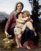 (image for) Handmade oil painting Copy paintings of famous artists Sainte Famille