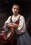 (image for) William Bouguereau Oil Paintings Bohemienne Au Tambour De Basque