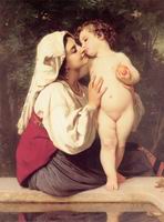 (image for) Handmade oil painting Copy paintings of famous artists Le Baiser 1863