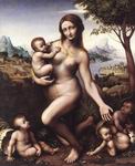 (image for) Reproduction of Leonardo da Vinci, Leda c. 1530