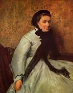(image for) Handmade oil painting Copy paintings of famous artists Portrait of a Lady in Grey 1865
