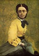 (image for) Handmade Oil painting for home canvas, oil painting framed canvas for living room Princess Pauline de Metternich 1860