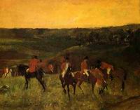 (image for) Handmade oil painting Copy paintings of famous artists The Start of the Hunt 1863-1865