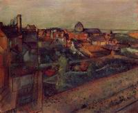 (image for) Handmade oil painting Copy paintings of famous artists View of Saint-Valery-sur-Somme 1896-1898