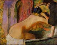 (image for) Handmade oil painting Copy paintings of famous artists Woman at Her Bath 1893-1898