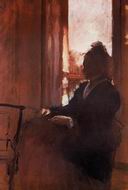 (image for) Handmade oil painting Copy paintings of famous artists Woman at the Window 1871