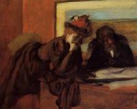 (image for) Handmade oil painting Copy paintings of famous artists Conversation 1895
