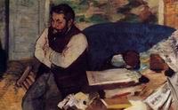 (image for) Handmade Oil painting for home canvas, oil painting framed canvas for living room Diego Martelli2 1879