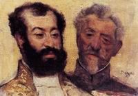 (image for) Handmade oil painting Copy paintings of famous artists General Mellinet and Chief Rabbi Astruc 1871