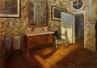(image for) Handmade Oil painting for home canvas, oil painting framed canvas for living room Intgerior at Menil-Hubert 1892
