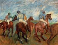 (image for) Handmade oil painting Copy paintings of famous artists Jockeys 1885-1900