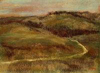 (image for) Handmade oil painting Copy paintings of famous artists Landscape 1890-1893