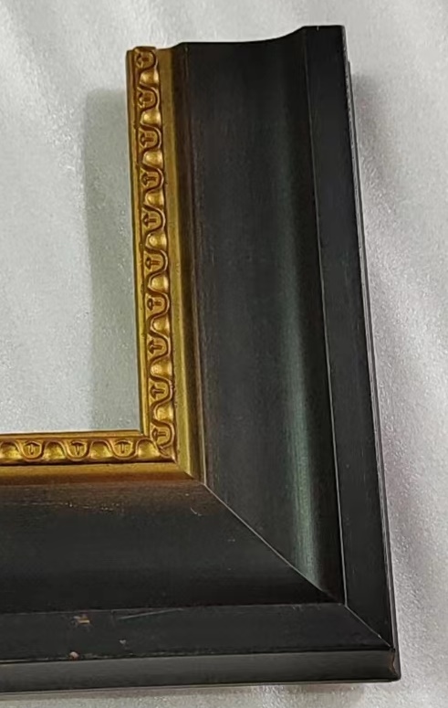 Framed oil painting from us, Wood frame add inner frame Style 91