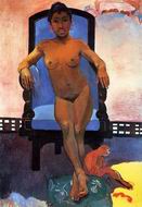 (image for) Handmade oil painting Copy paintings of famous artists Paul Gauguin Aita Parari te Tamari Vahine Judith