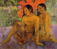 Paul Gauguin painting artwork And the Gold of Their Bodies 1901