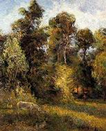 (image for) Handmade oil painting Copy paintings of famous artists Paul Gauguin paintings artwork Forest Edge 1885