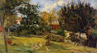 (image for) Handmade oil painting Copy paintings of famous artists Paul Gauguin paintings Geese in the Meadow 1885
