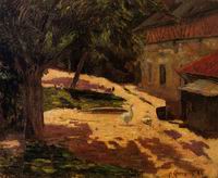 (image for) Handmade oil painting Copy paintings of famous artists Paul Gauguin paintings artwork Henhouse 1884