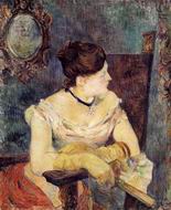 (image for) Paul Gauguin Madame Mette Gauguin in an Evening Dress 1884