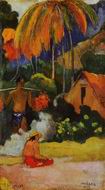 (image for) Paul Gauguin Mahana maa II (aka The Moment of Truth II) 1892