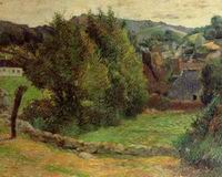 (image for) Paul Gauguin Mount Sainte Marguerite from near the Presbytery