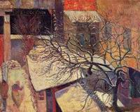 (image for) Handmade oil painting Copy paintings of famous artists Paul Gauguin paintings Paris in the Snow 1894