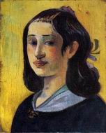 (image for) Handmade oil painting Copy paintings of famous artists Portrait of Aline Gauguin 1890