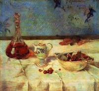 (image for) Handmade oil painting Copy paintings of famous artists The White Tablecloth (aka Still Life with Cherri