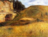 (image for) Paul Gauguin paintings art Chou Quarry Hole in the Cliff 1882