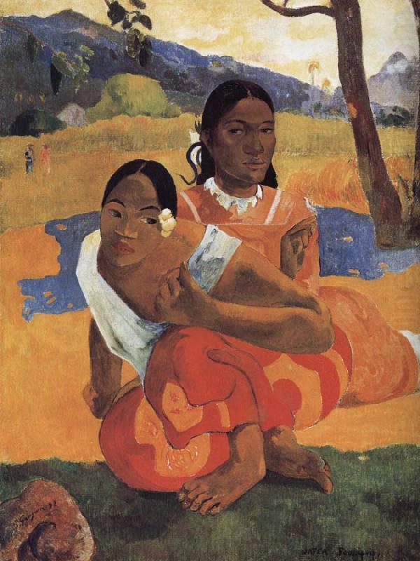 Paul Gauguin paintings artwork When Are You Getting Married