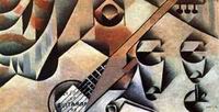 (image for) Handmade oil painting Copy paintings of famous artists Guitar and Glasses (aka Banjo and Glasses) 1912