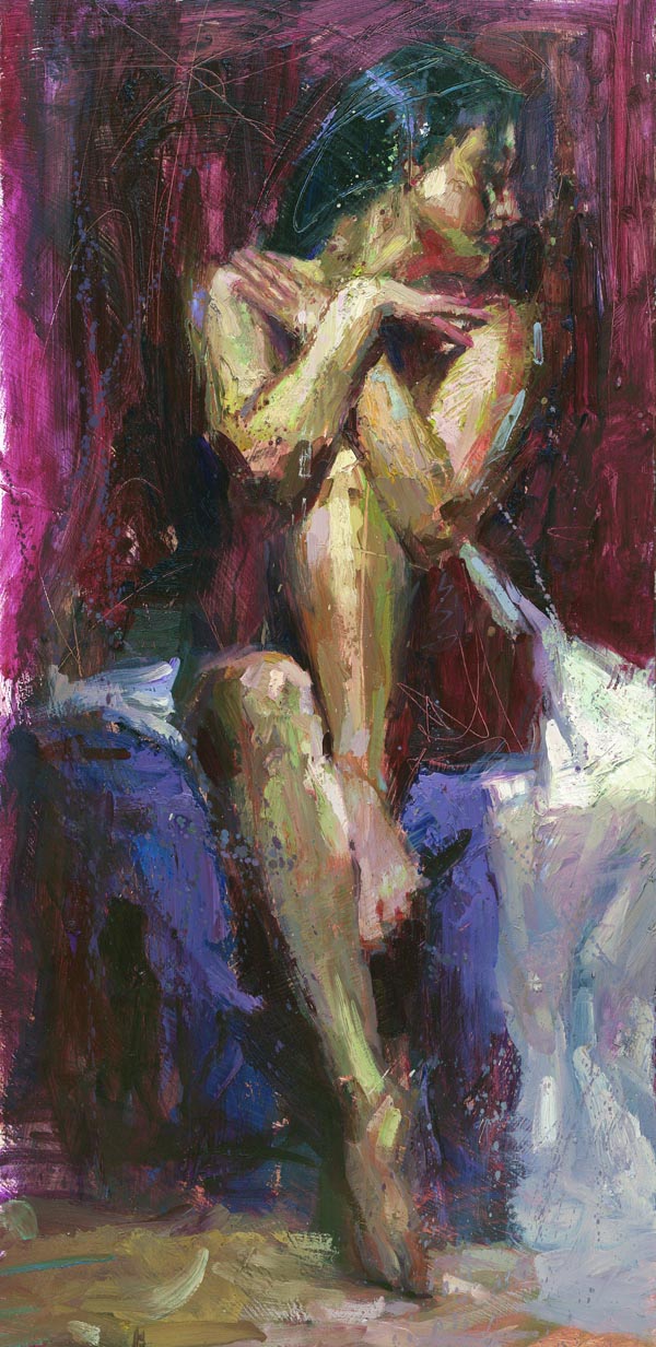 (image for) Handmade oil painting Copy paintings of famous artists Henry Asencio's paintings Beauty Unfolding Myst